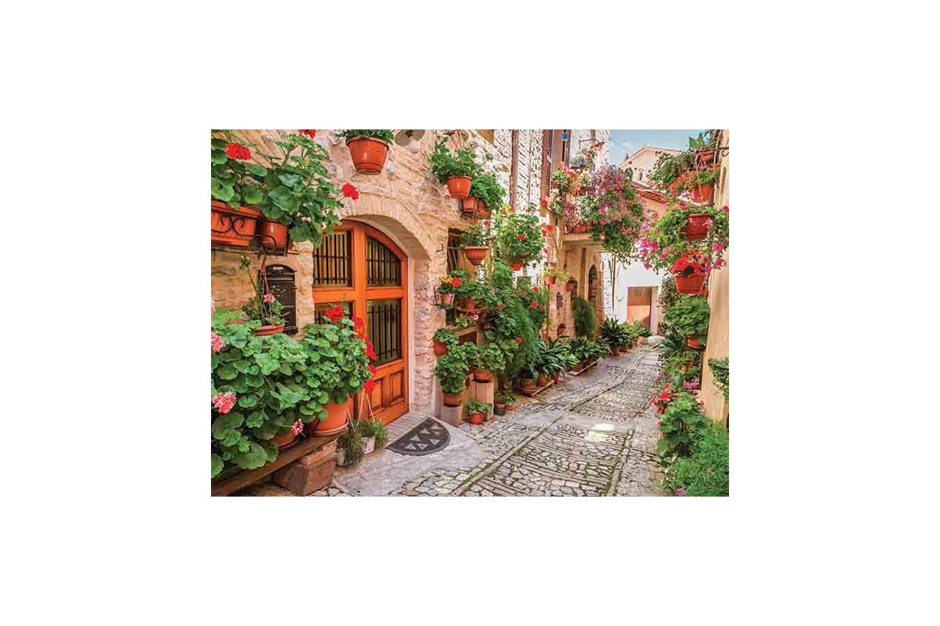 Puzzle Gold Puzzle - A Street in Italy, 1.000 piese (Gold-Puzzle-61574)