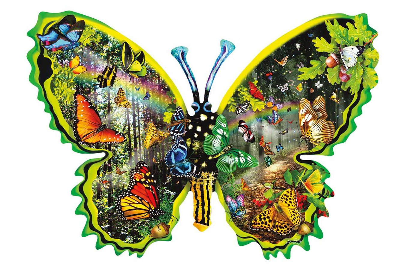 Puzzle contur SunsOut - Lori Schory: Butterfly Migration, 1.000 piese (Sunsout-97035)