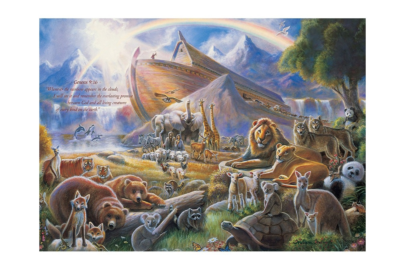 Puzzle Master Pieces - Noah\'s Ark, 550 piese (Master-Pieces-30840)