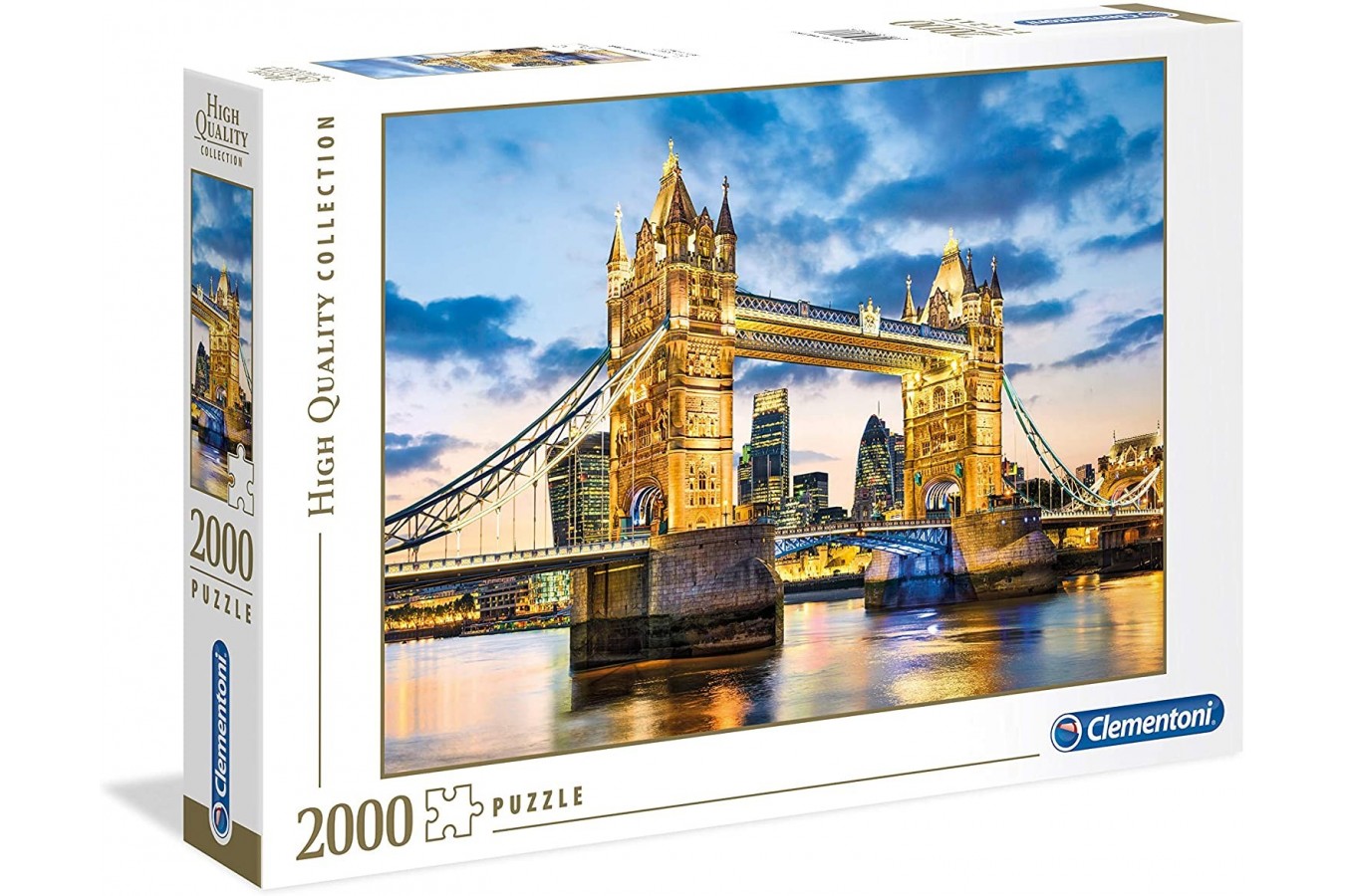 Puzzle Clementoni - Tower Bridge at Dusk, 2.000 piese (32563) - 1