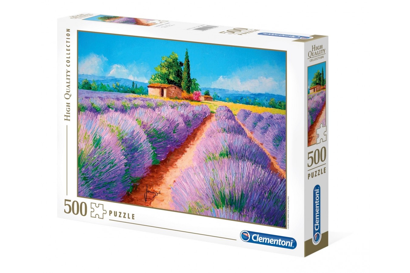 Puzzle Clementoni - Lavender Scent, 500 piese (35073) - 1