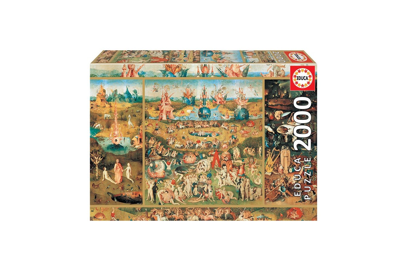 Puzzle Educa - Hieronymus Bosch: The Garden Of Delights, 2.000 piese (18505) - 1