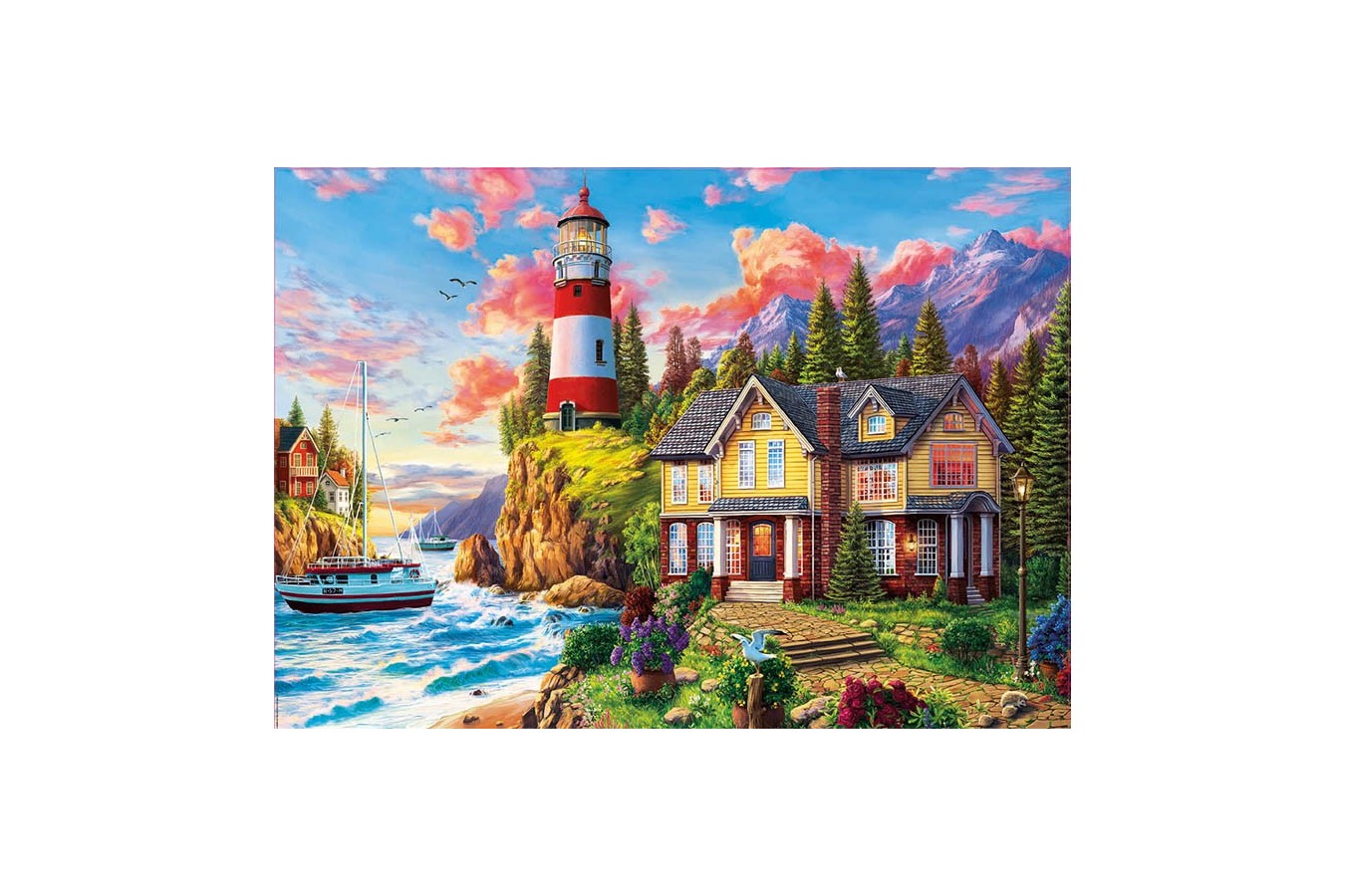 Puzzle Educa - Lighthouse Landscape, 3.000 piese (18507)