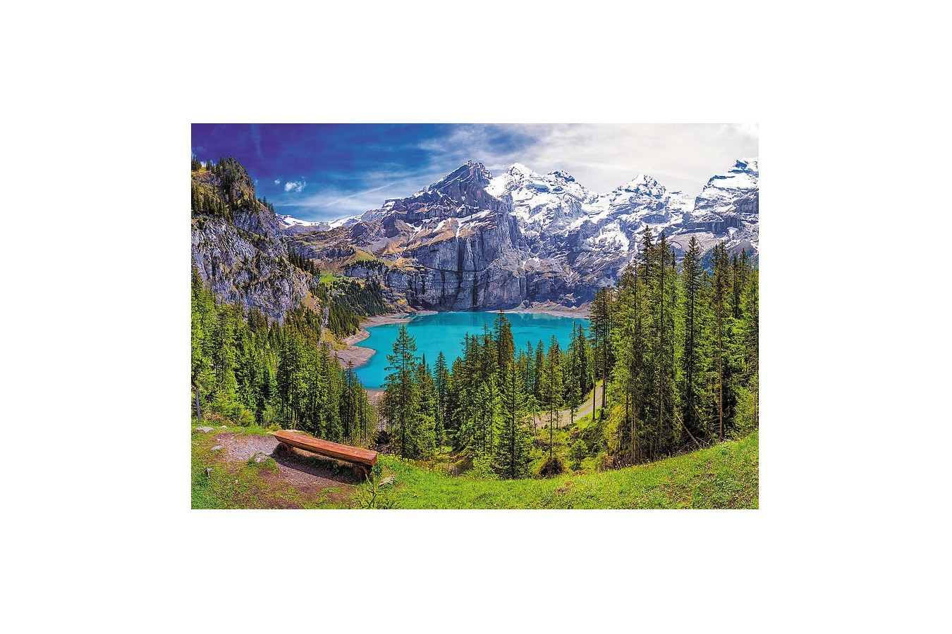 Puzzle Trefl - Lake Oeschinen, Alps, Switzerland, 1500 piese (26166)
