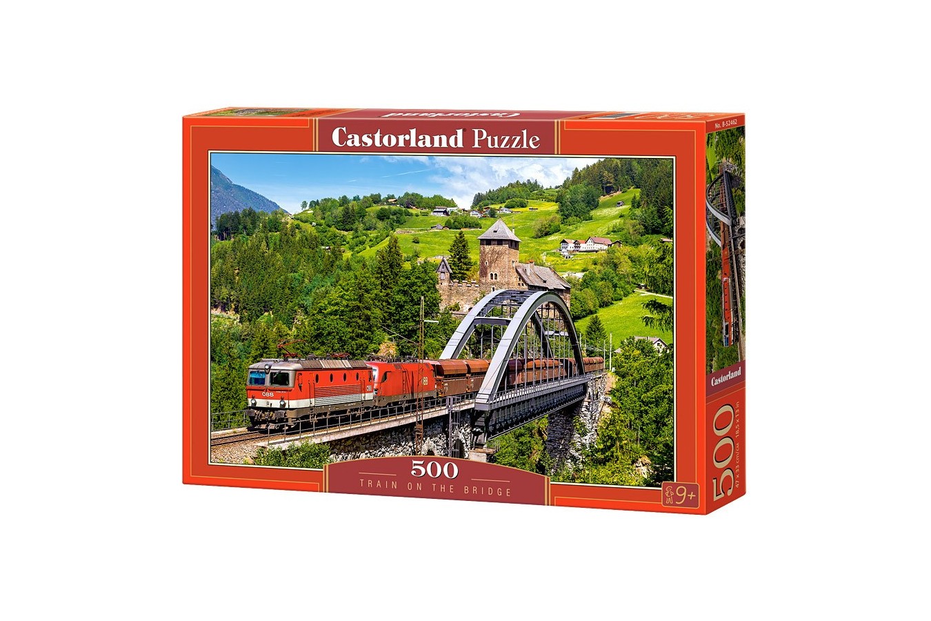 Puzzle Castorland - Train on the Bridge, 500 piese - 1