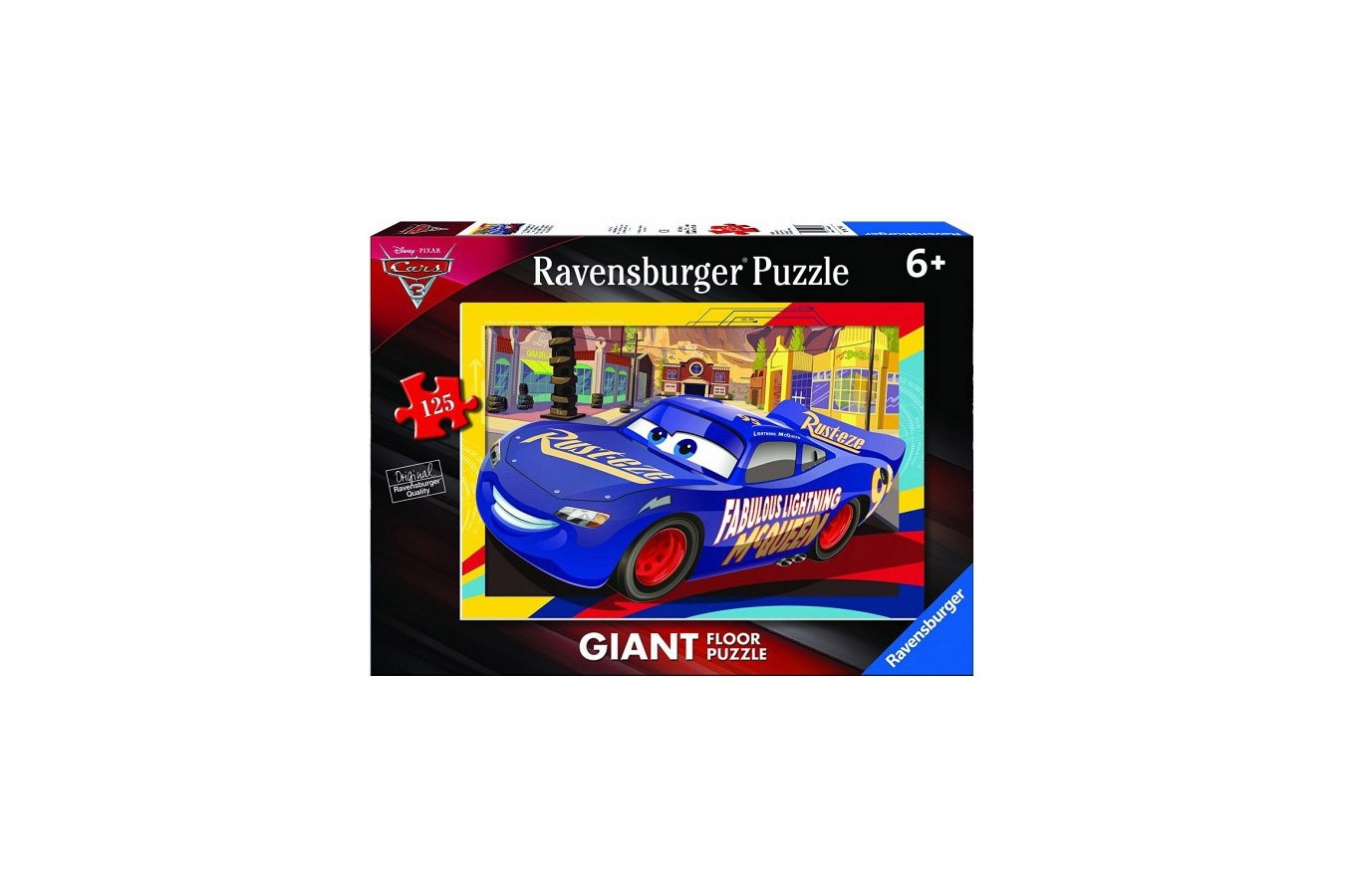 Puzzle De Podea Ravensburger - Cars, 125 piese (09766) - 1