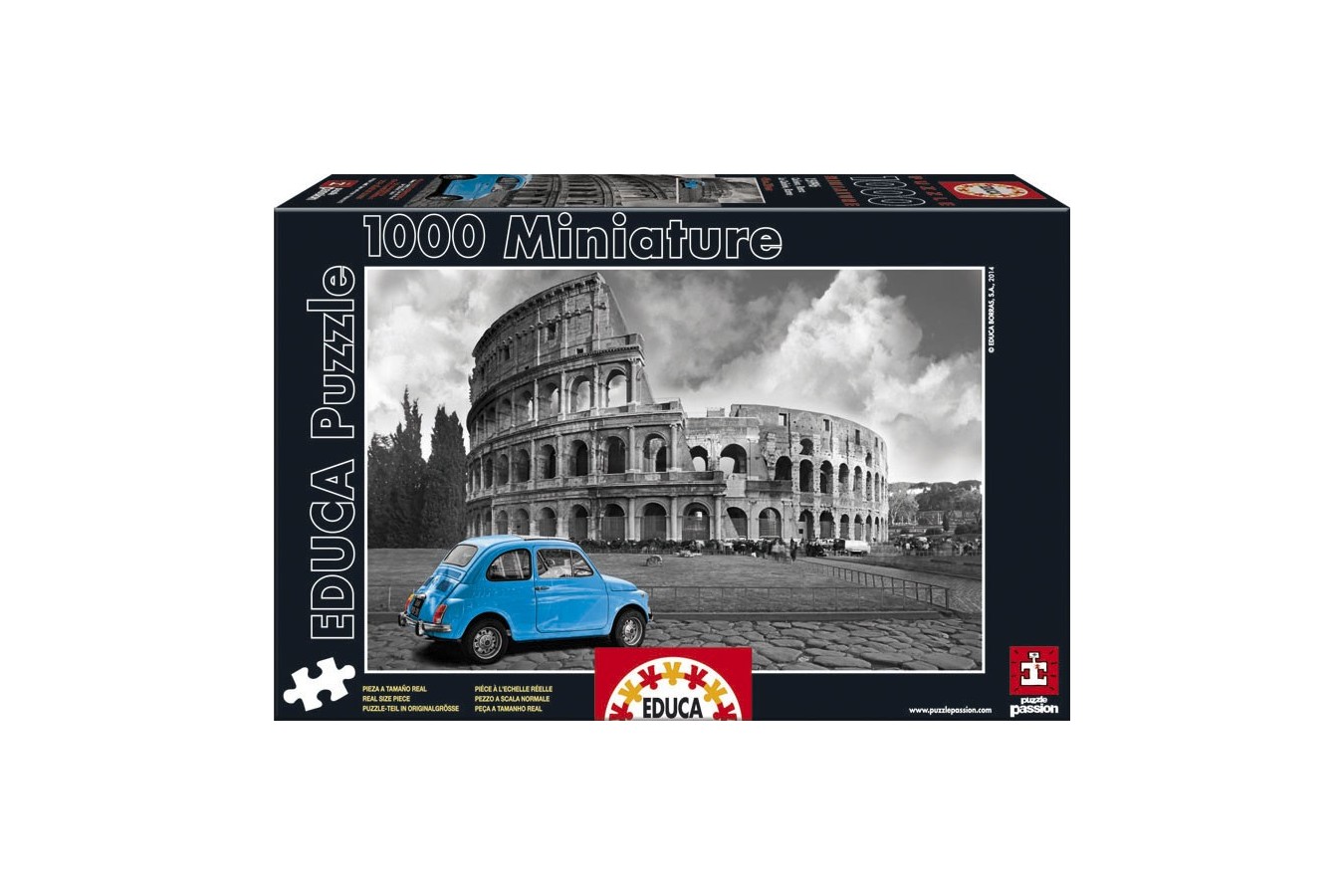 Puzzle Educa - Italy, Rome: The Colosseum, 1000 piese (15996)