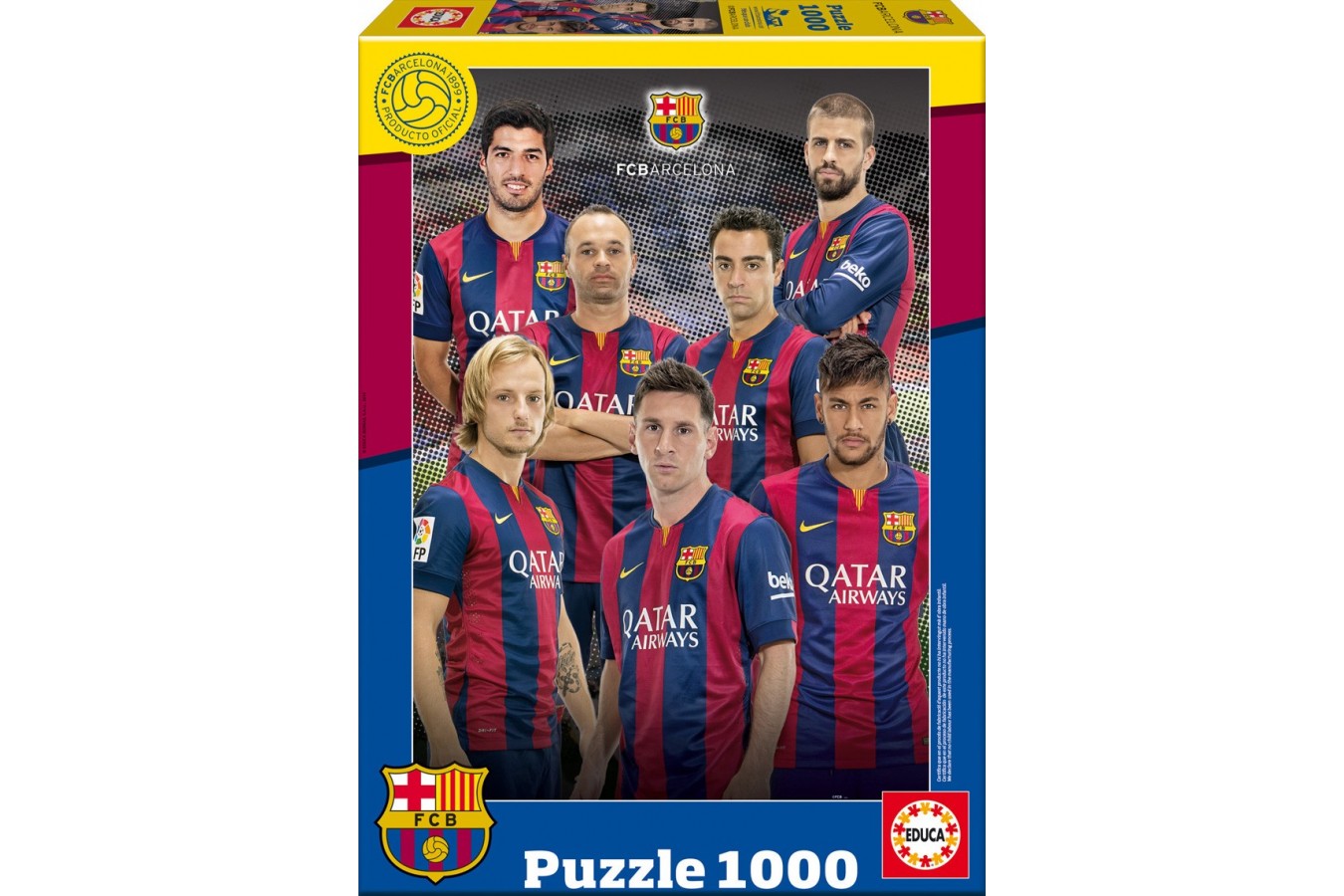 Puzzle Educa - Collage FC Barcelona 2014-2015, 1000 piese (16300)