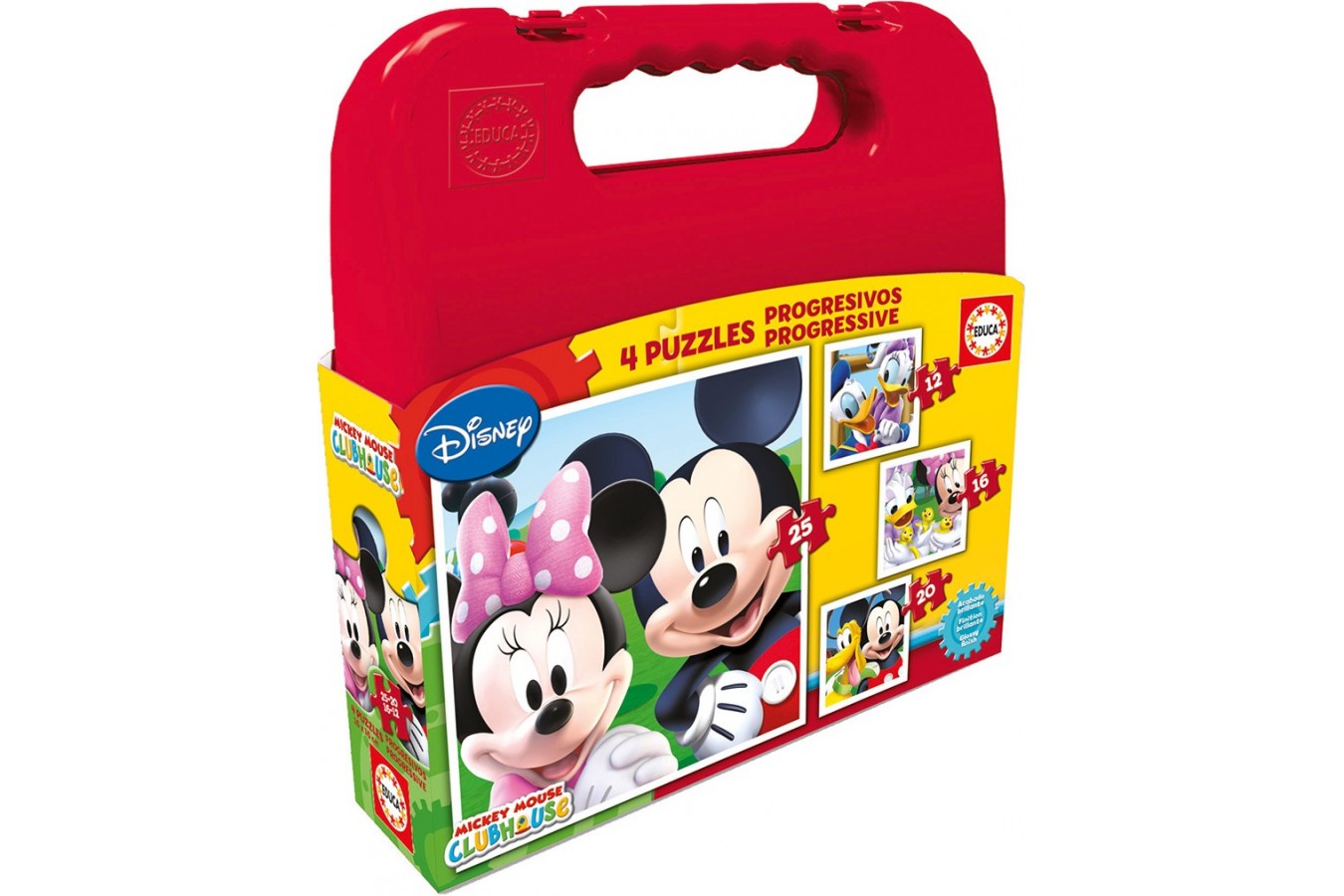 Puzzle Educa - Mickey Mouse Club House, 12/16/20/25 piese (16505)