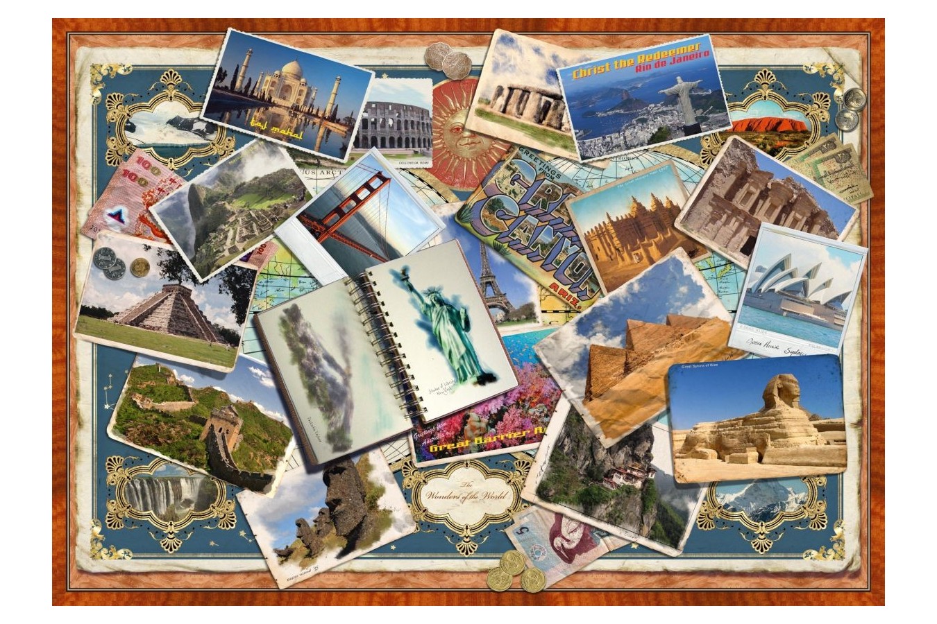 Puzzle Schmidt - Greetings From Around The World, 1.500 piese (58343)