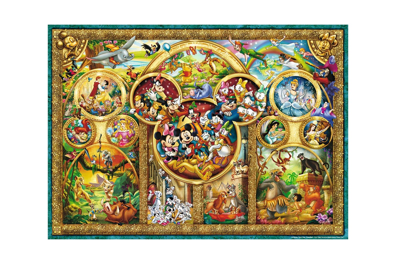 Puzzle Ravensburger - Temele Disney, 1.000 piese (15266)