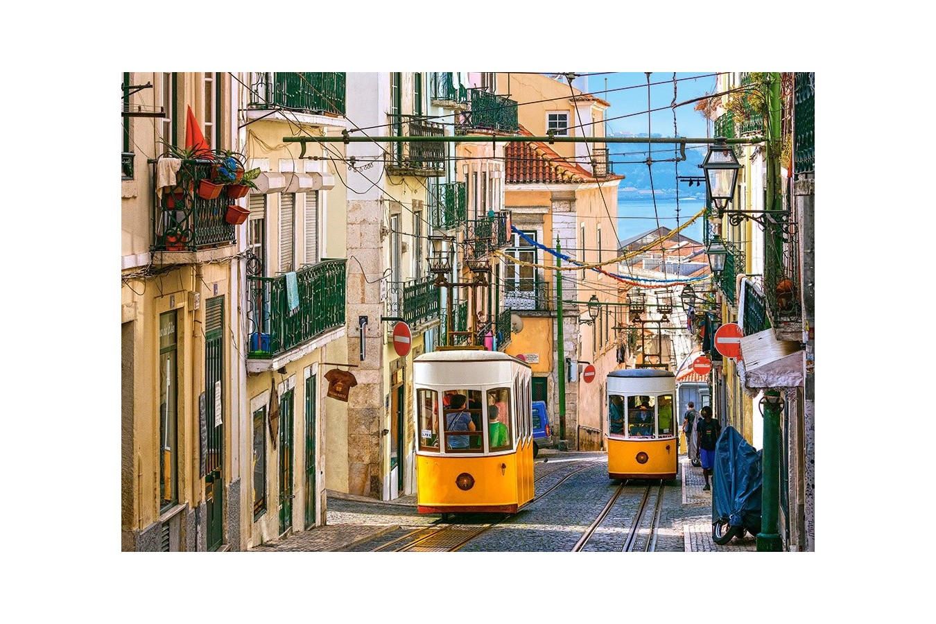 Puzzle Castorland - Lisbon Trams Portugal, 1.000 piese (104260)