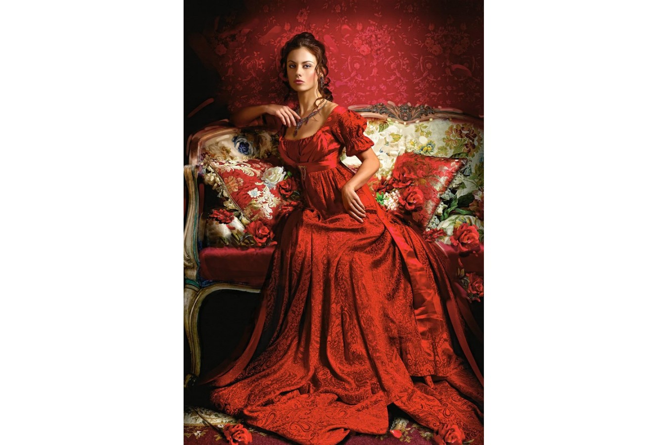 Puzzle Castorland - Beauty in Red, 1500 piese imagine