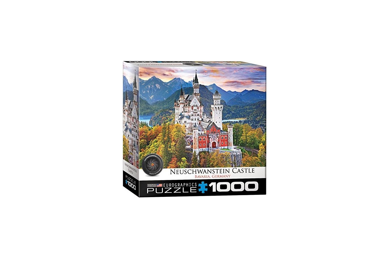 Puzzle Eurographics - Neuschwanstein Castle Germany, 1.000 piese (8000-0946) imagine