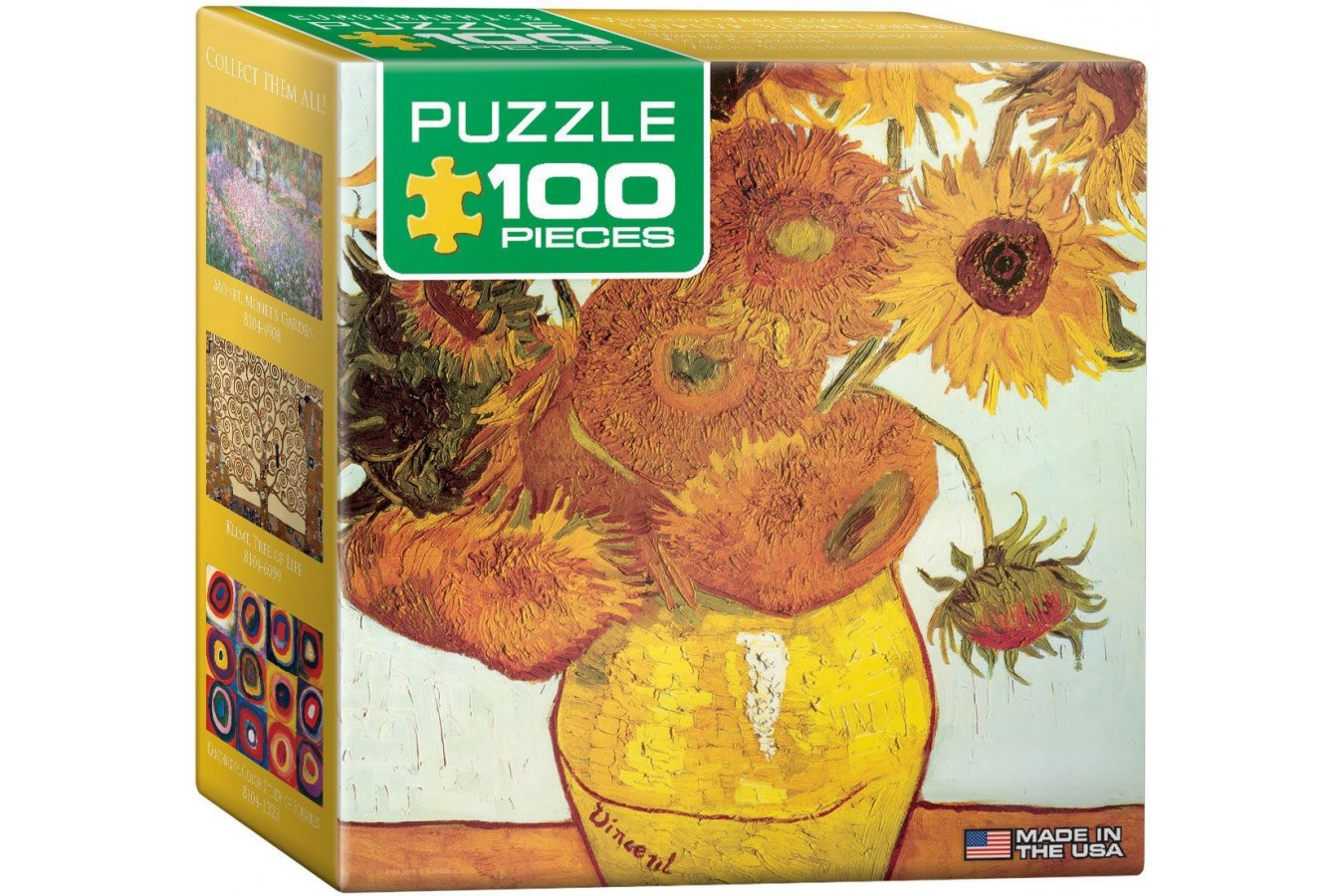 Puzzle Eurographics - Vincent Van Gogh: Van Gogh Vincent, 100 piese mini (8104-3688) imagine