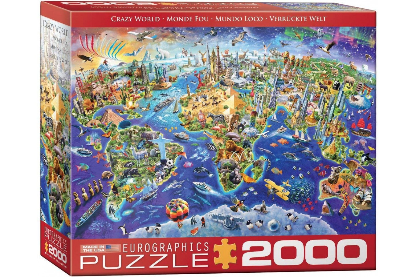 Puzzle Eurographics - Crazy World, 2.000 piese (8220-5343)