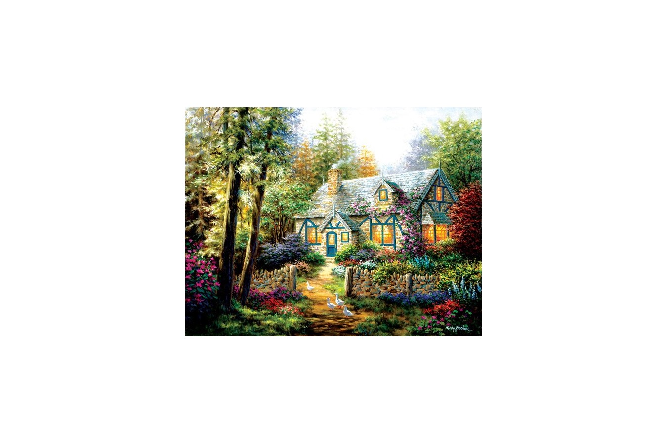 Puzzle Sunsout - Nicky Boehme: A Country Gem, 1.000 piese XXL (19206)