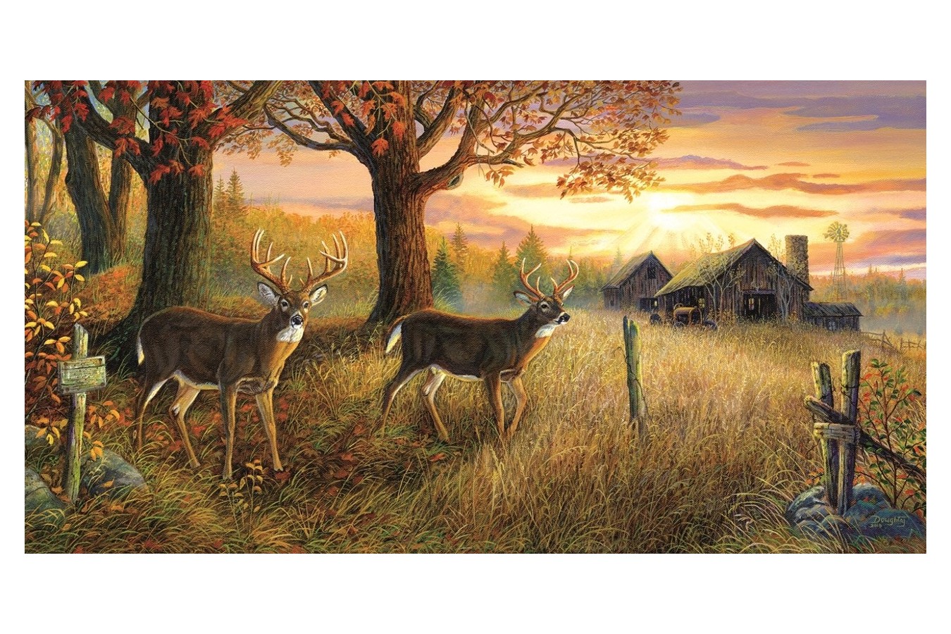 Puzzle panoramic Sunsout - Terry Doughty: Unknown Sanctuary, 1.000 piese (71228)