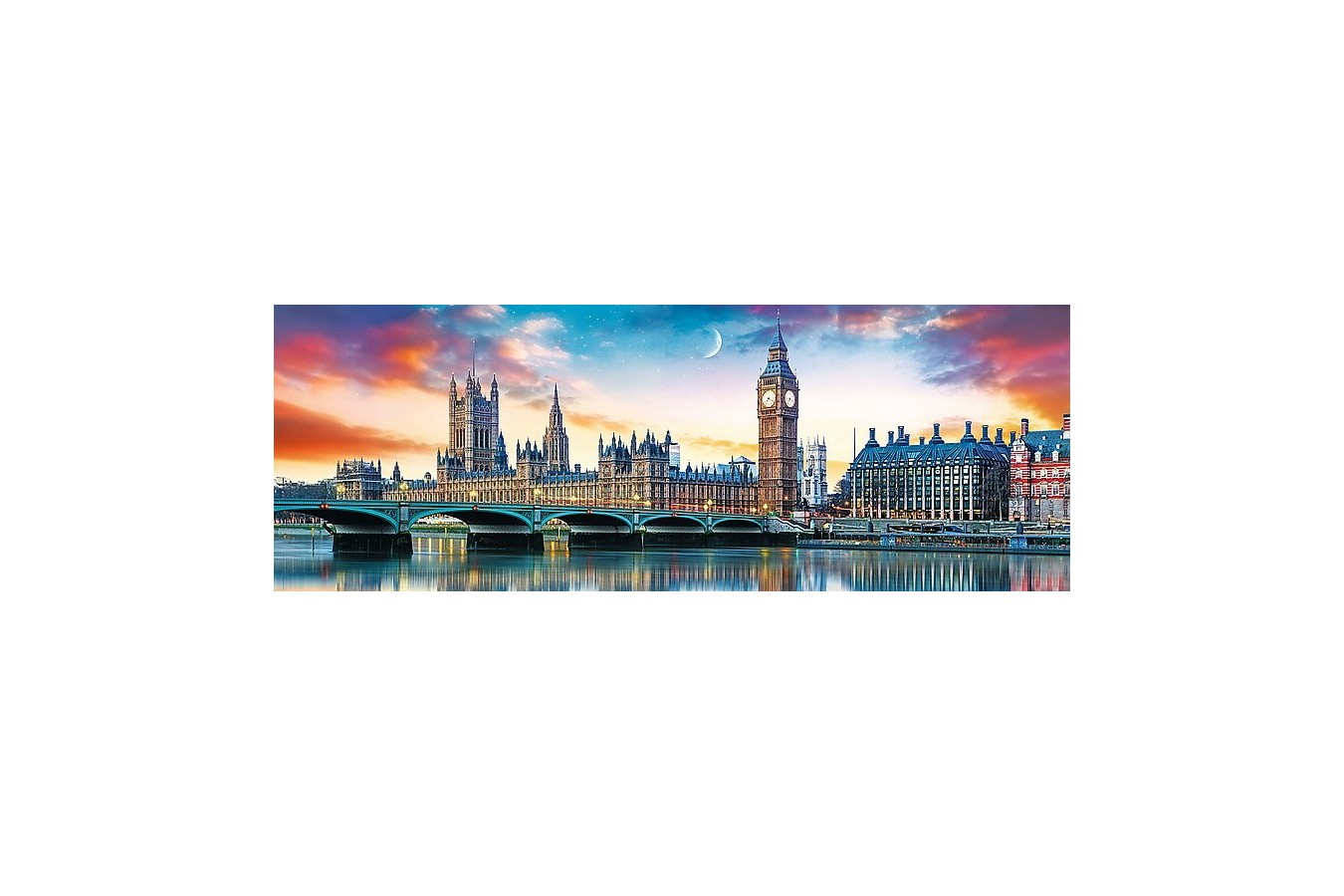 Puzzle panoramic Trefl - London, 500 piese (29507) imagine