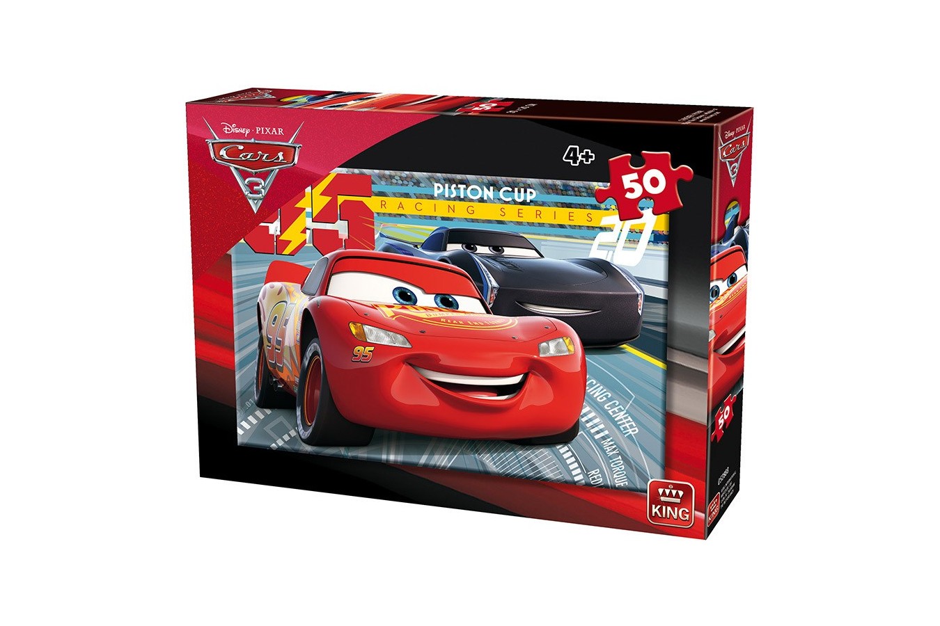 Puzzle King - Cars 3, 50 piese (king-Puzzle-05288-B)
