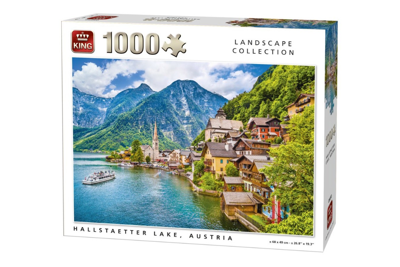 Puzzle King - Hallstatt, Austria, 1.000 piese (05650) imagine