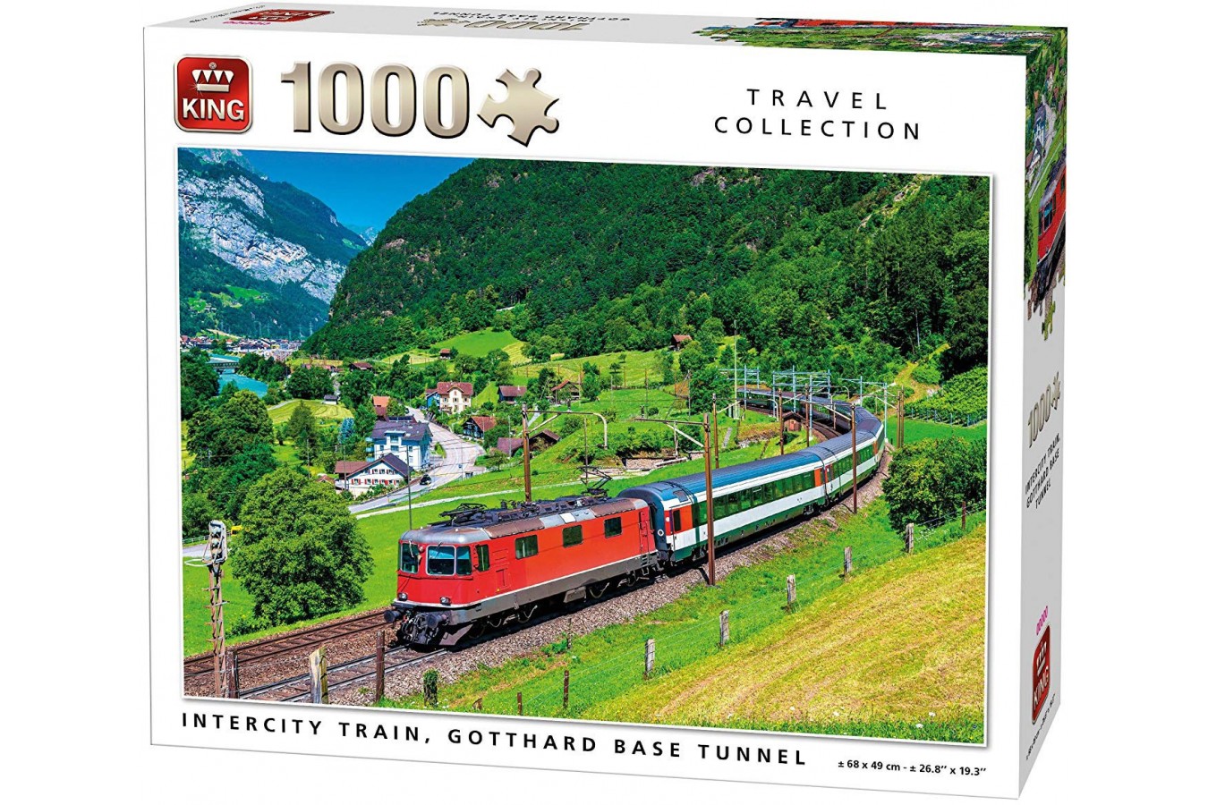 Puzzle King - Intercity Train, 1.000 piese (05716)