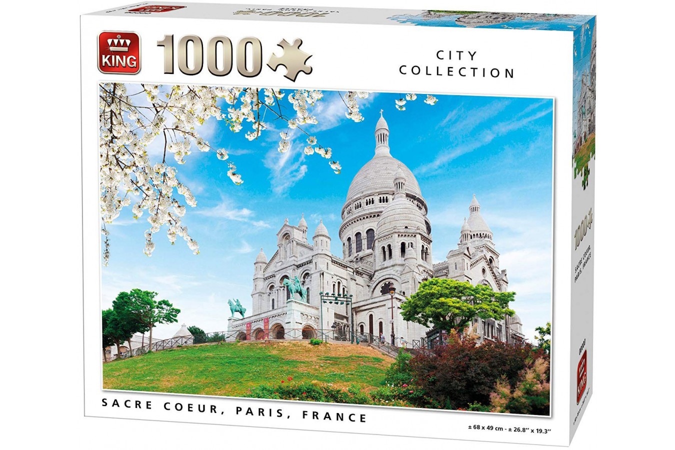 Puzzle King - Sacre Coeur, Paris, 1.000 piese (05703) imagine
