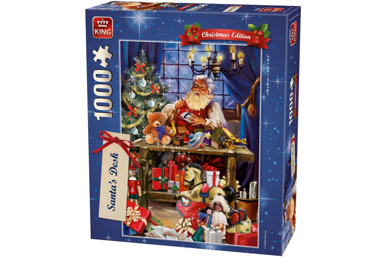 Puzzle King - Santa\'s Desk, 1.000 piese (05360)
