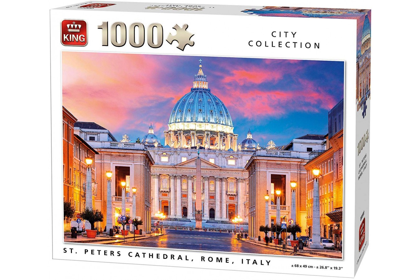 Puzzle King - St. Peters Cathedral Italy, 1.000 piese (05706)