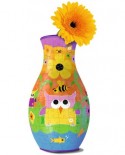 Puzzle 3D Ravensburger - Flower Vase - Owls, 216 piese (12050)