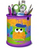 Puzzle 3D Ravensburger - Girly Girls Edition - Pencil Cup Owls, 54 piese (12106)