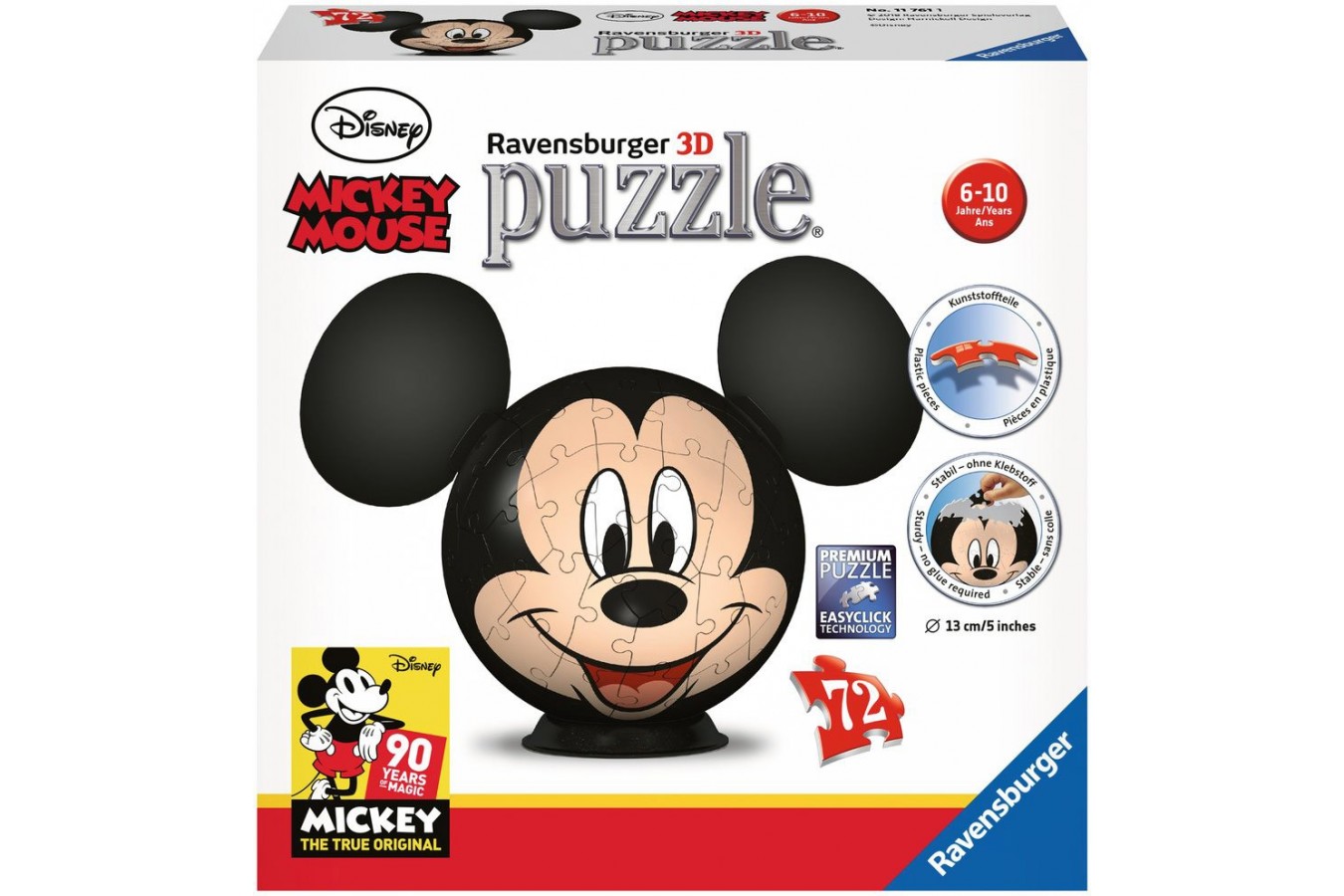 Puzzle 3D Ravensburger - Mickey, 72 piese (11761)