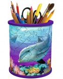 Puzzle 3D Ravensburger - Pencil Cup - Underwater world, 54 piese (12116)