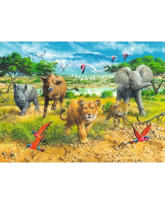 Puzzle Ravensburger - Africa's Animal, 300 piese (13219)