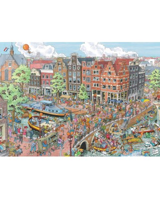 Puzzle Ravensburger - Amsterdam, 1000 piese (19924)