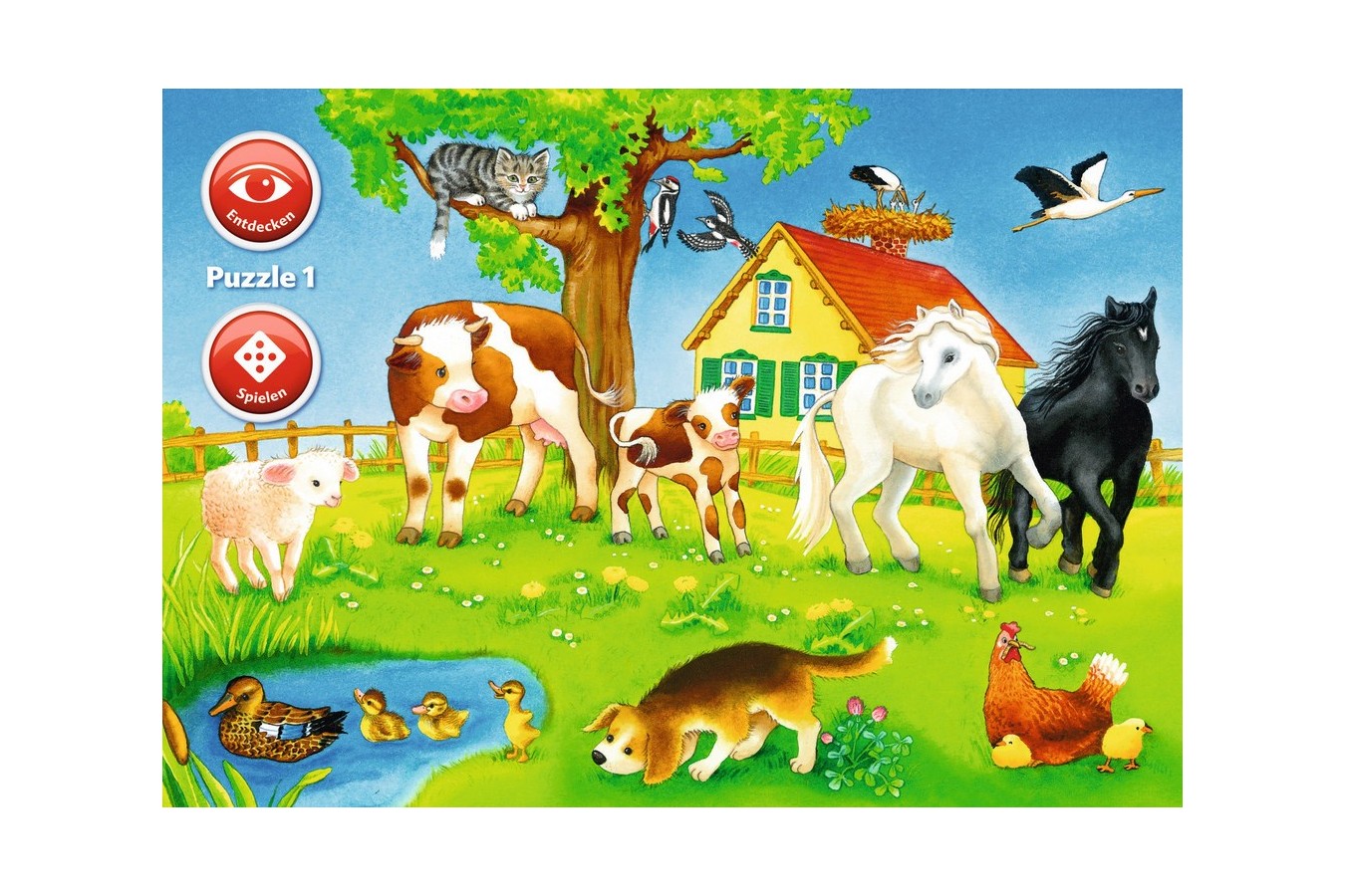 Puzzle Ravensburger - Animals Of The World, 3x35 piese ...
