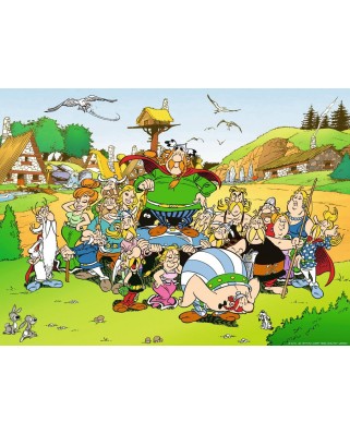 Puzzle Ravensburger - Asterix and Obelix - Asterix at the Village, 500 piese (14197)