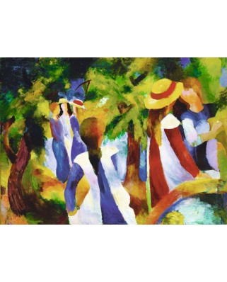 Puzzle Ravensburger - August Macke: Girls under Trees, 300 piese (14024)