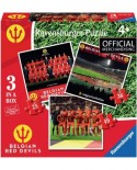Puzzle Ravensburger - Belgian Red Devils, 25/36/49 piese (06968)