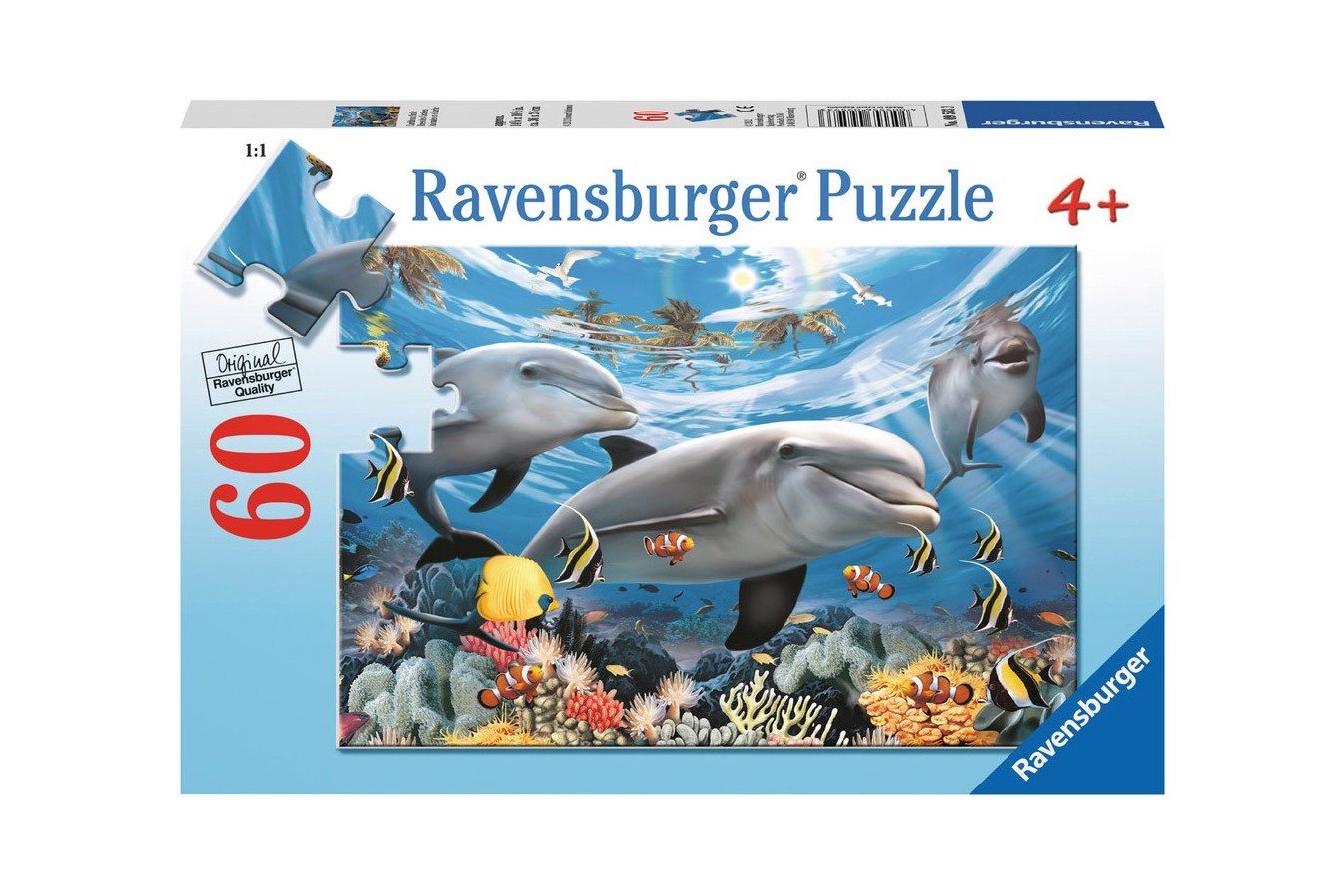 Puzzle Ravensburger - Caribbean Smile, 60 piese (09593)