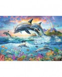 Puzzle Ravensburger - Coloring Booklet - Colorful Underwater World, 100 piese XXL (13697)