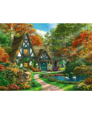 Puzzle Ravensburger - Cottage in the Fall, 500 piese (14792)