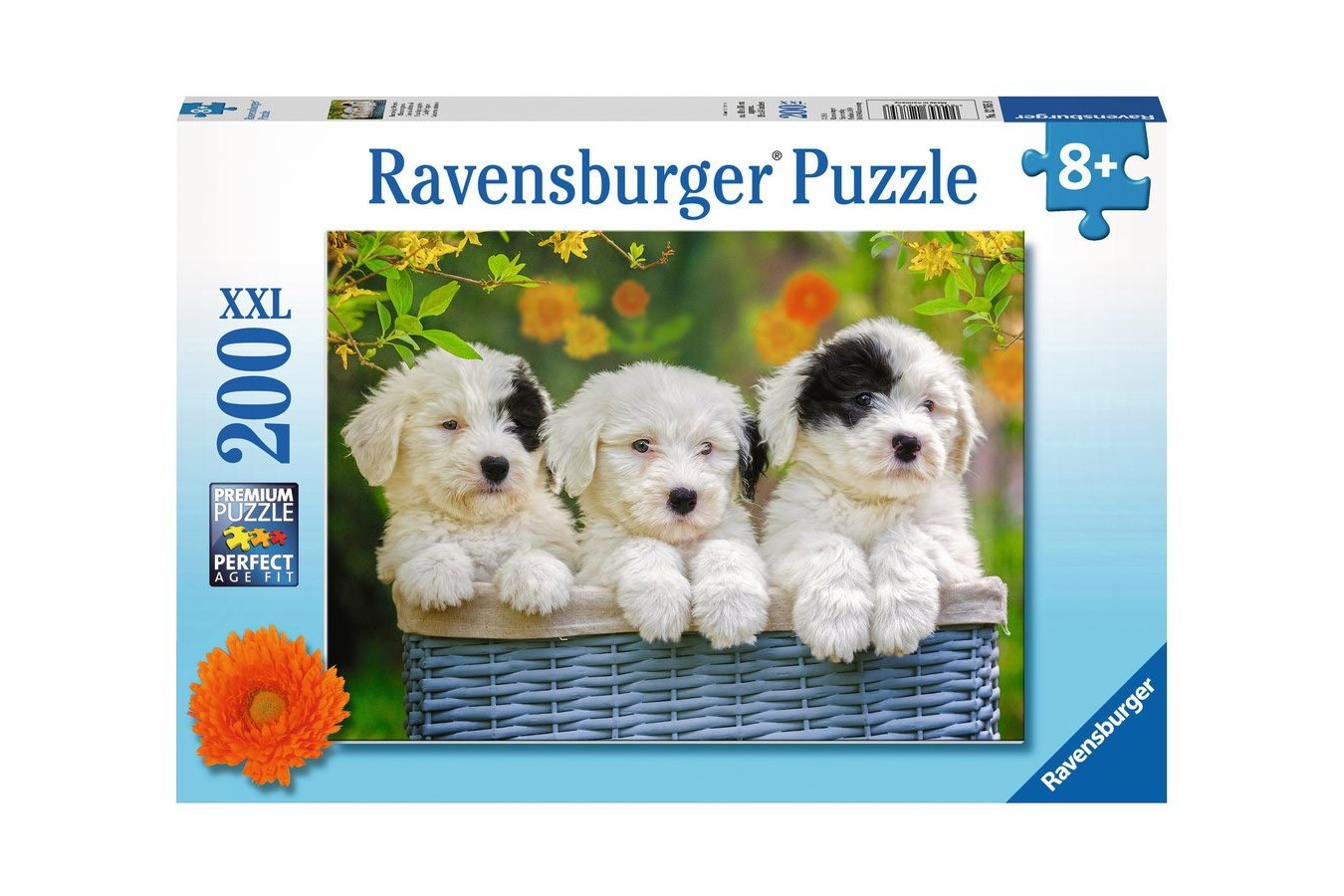 Puzzle Ravensburger - Cuddly Puppies, 200 piese XXL (12765)
