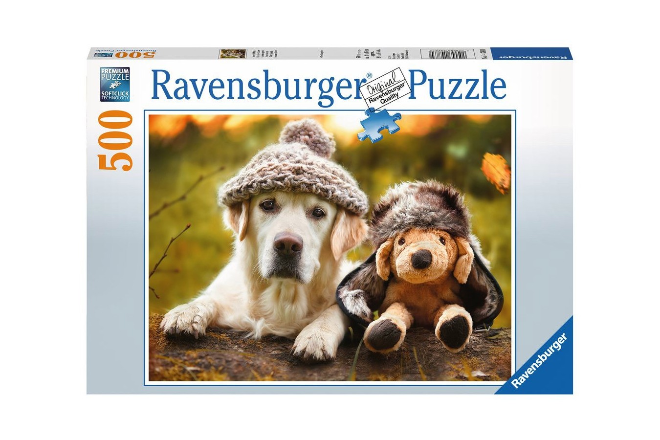 Puzzle Ravensburger - Dog with Cap, 500 piese (14783)
