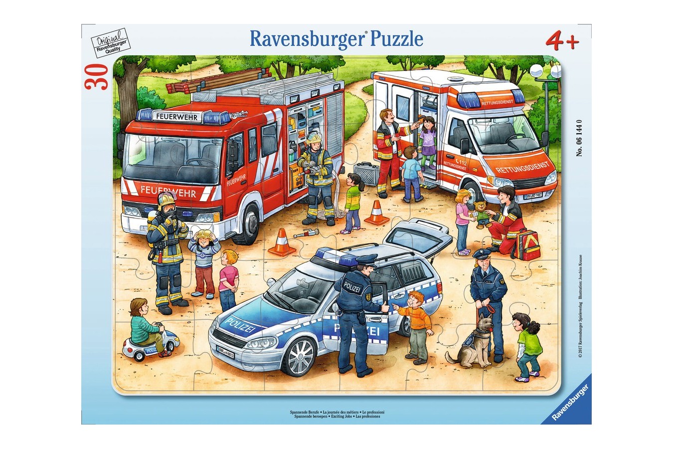 Puzzle Ravensburger - Exciting Professions, 30 piese (06144)
