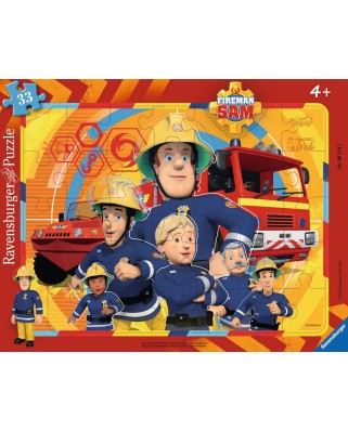 Puzzle Ravensburger - Fireman Sam, 33 piese (06114)