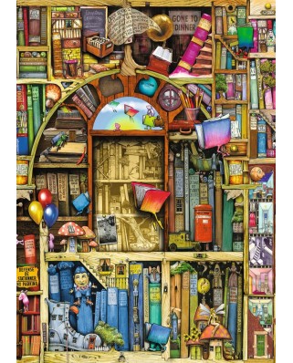 Puzzle Ravensburger - Colin Thompson: Librarie Bizara, 1000 piese (19909)