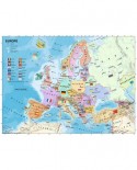 Puzzle Ravensburger - Map of Europe in French, 200 piese XXL (12841)