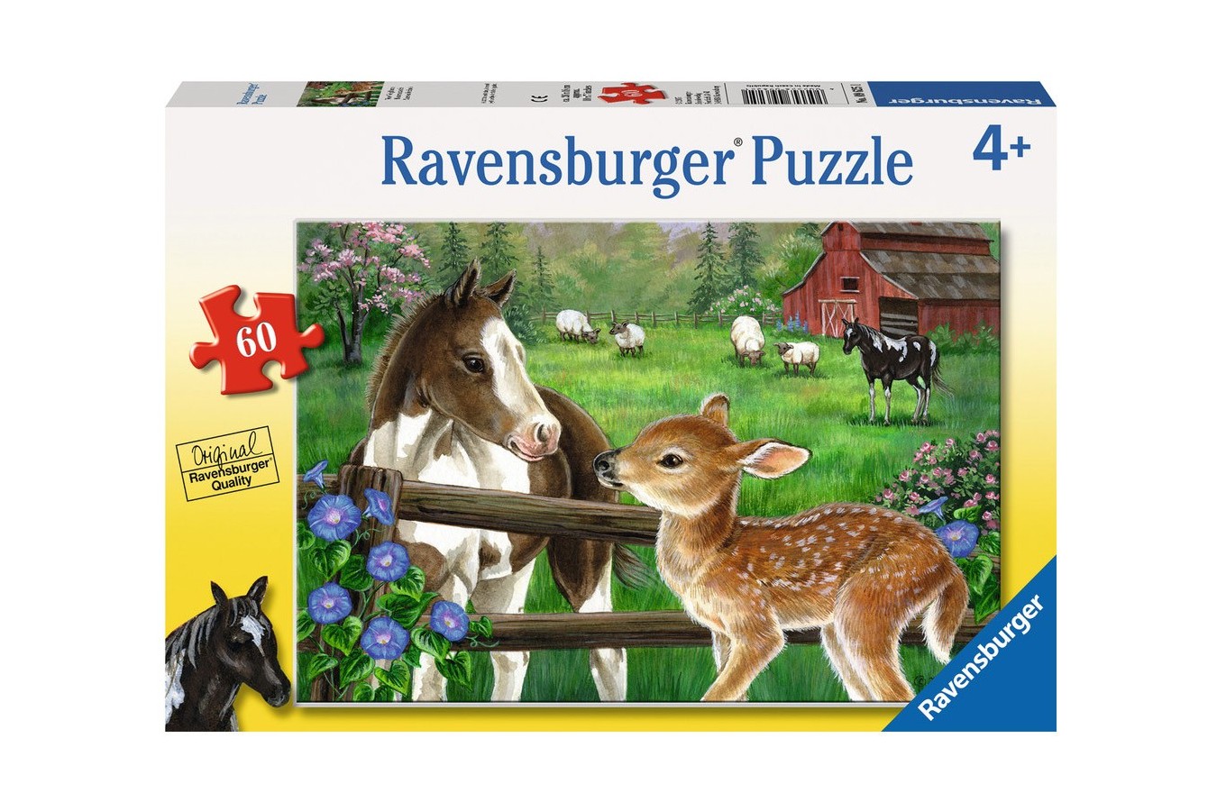 Puzzle Ravensburger - New Neighbors, 60 piese (09625)