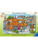 Puzzle Ravensburger - On the Way to the Garbage Disposal, 15 piese (06162)